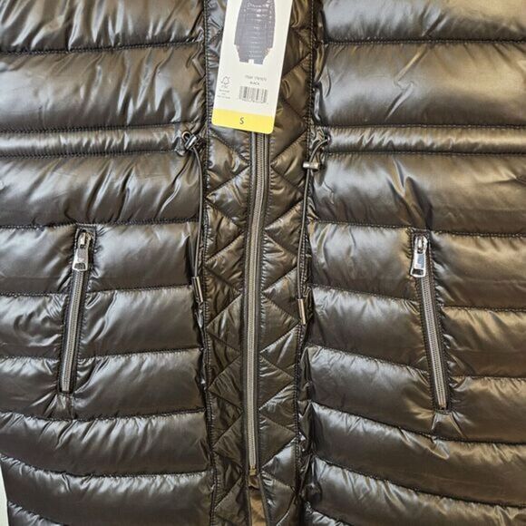 Kenneth Cole Ladies' Quilted Anorak Jacket Color Black / Size Small / New - Picture 11 of 13